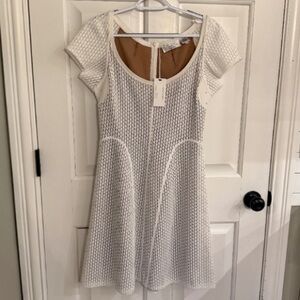 New! Byron Lars Beauty Mark Dress White 45197